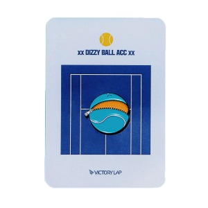 2022 빅토리랩 디지볼 빅 마우스 메탈 뱃지 블루 VICTORY LAP DIZZY BALL BIG MOUSE METAL BADGE BLUE